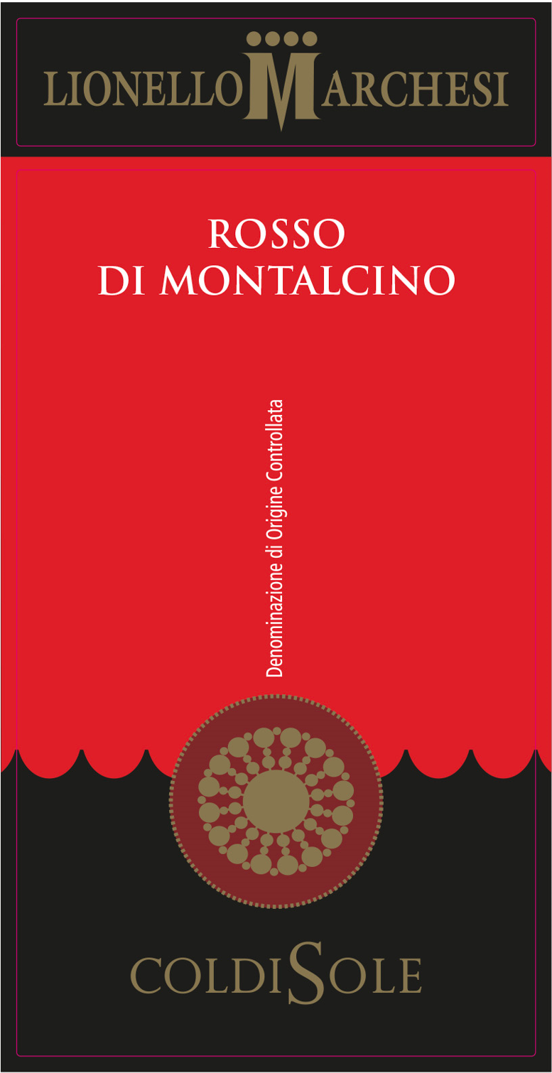TABC label artwork for COLDISOLE ROSSO DI MONTALCINO