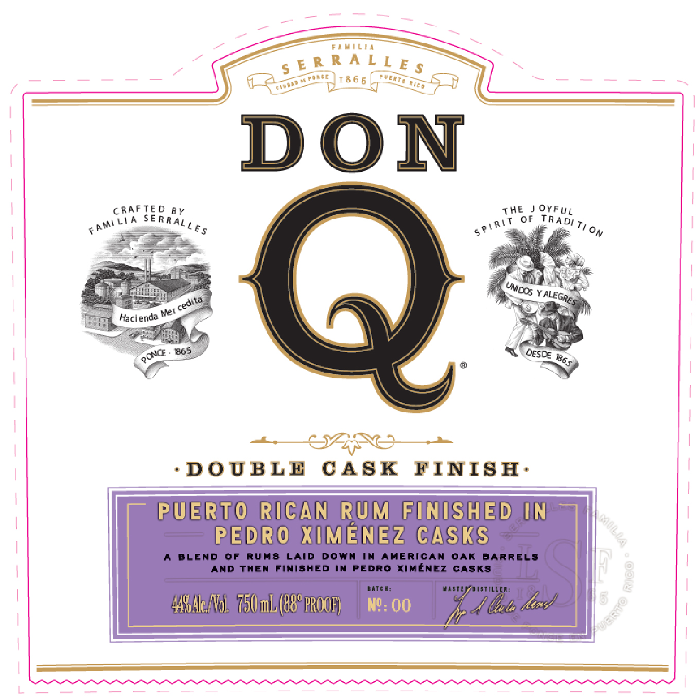 TABC label artwork for Don Q