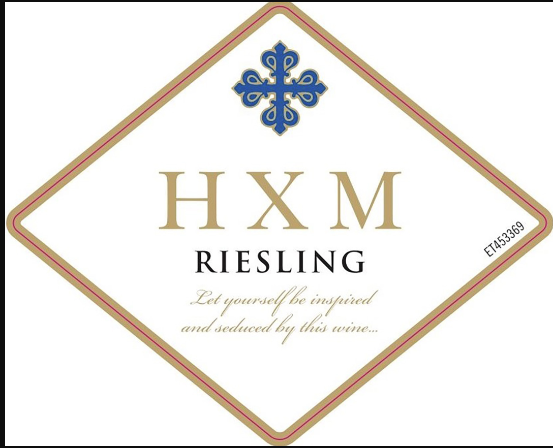 TABC label artwork for HXM Riesling