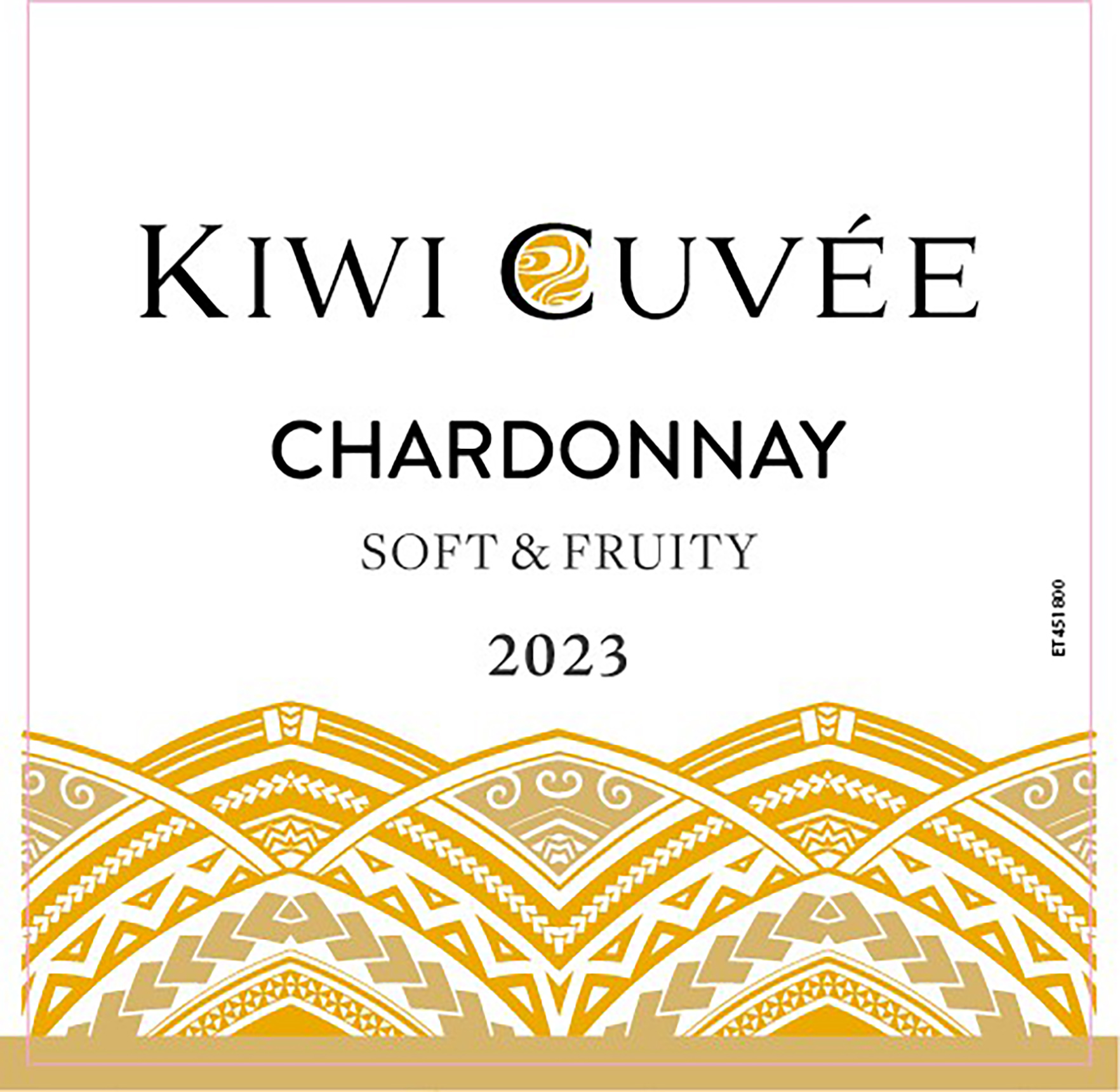 TABC label artwork for Kiwi Cuvee Chardonnay