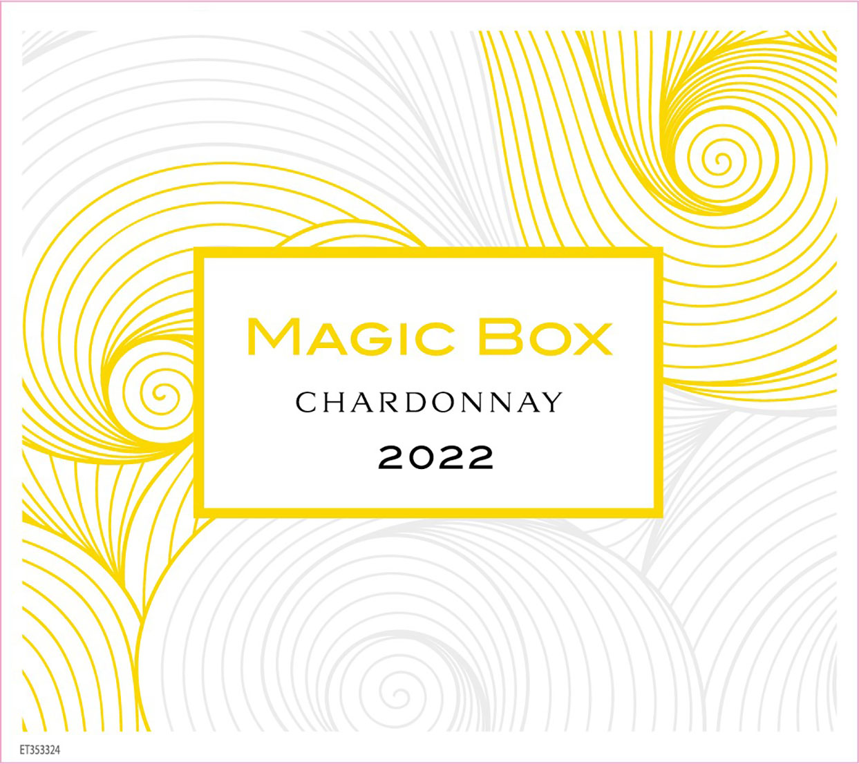 TABC label artwork for Magic Box Chardonnay