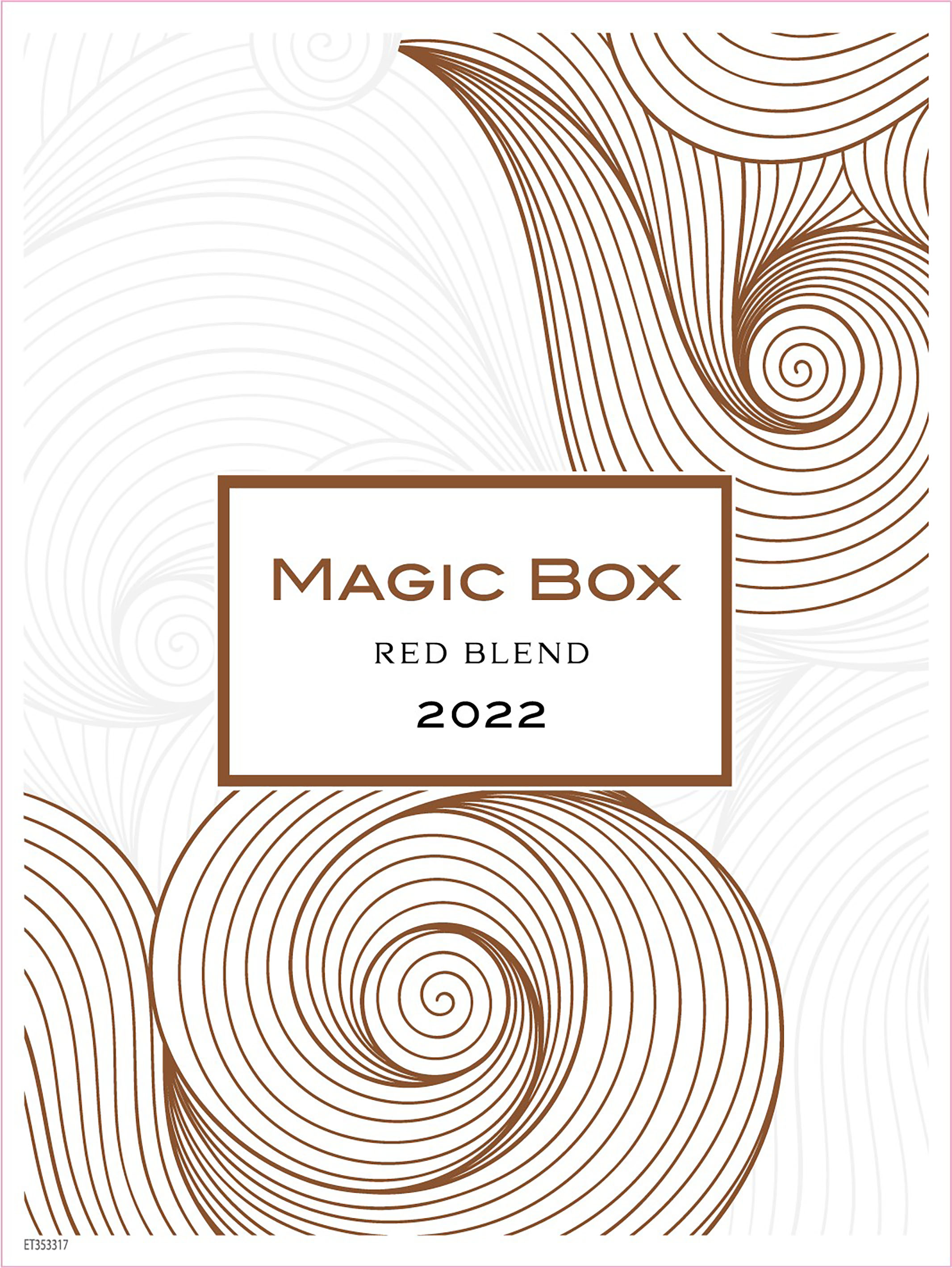 TABC label artwork for Magic Box Red Blend