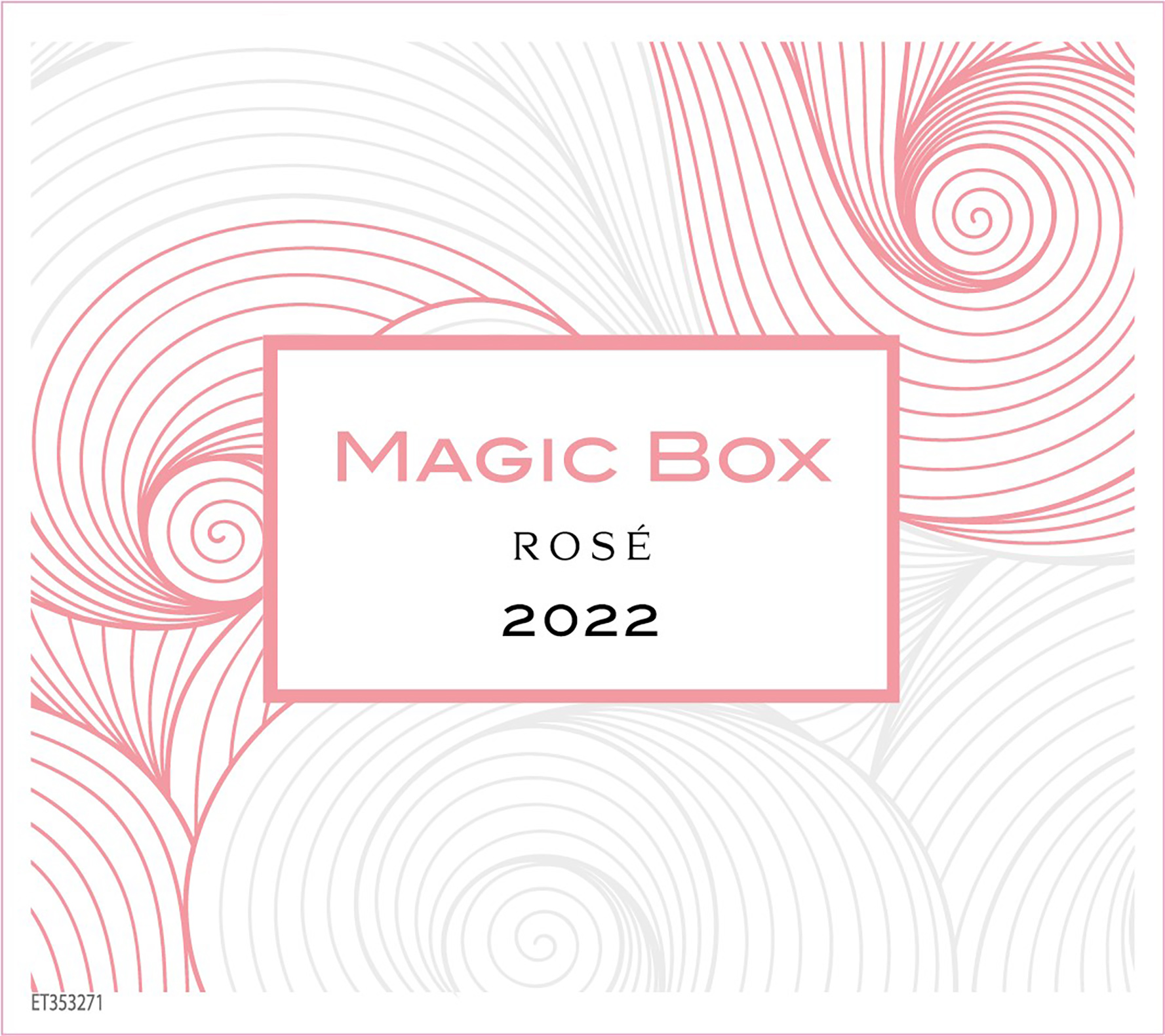 TABC label artwork for Magic Box Rose (750ml)
