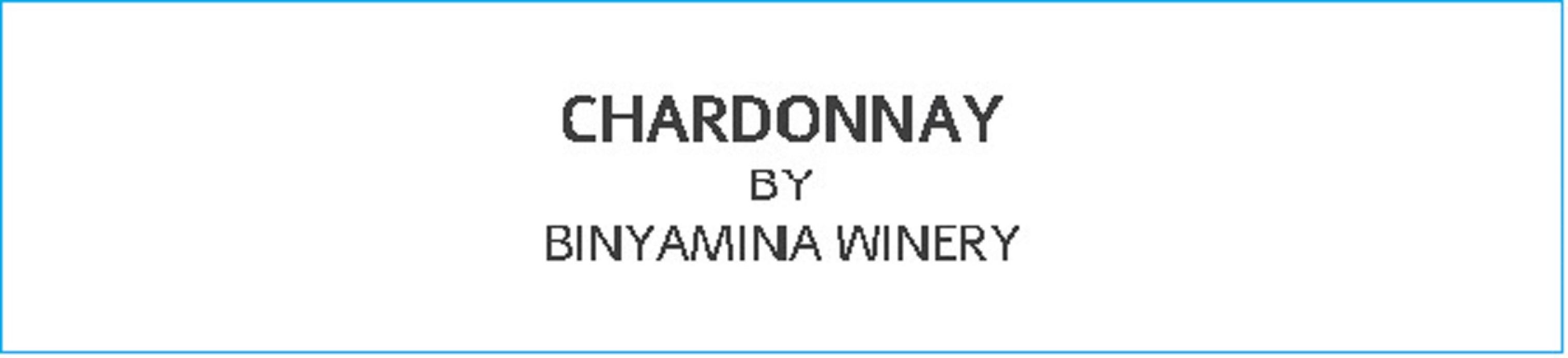 TABC label artwork for Bin by Binyamina Chardonnay