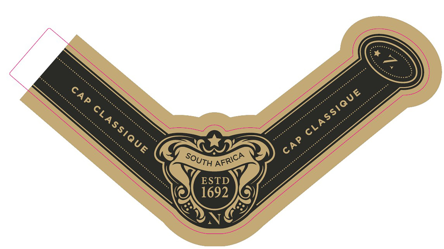TABC label artwork for Neethlinghof Cap Classique Brut Rose
