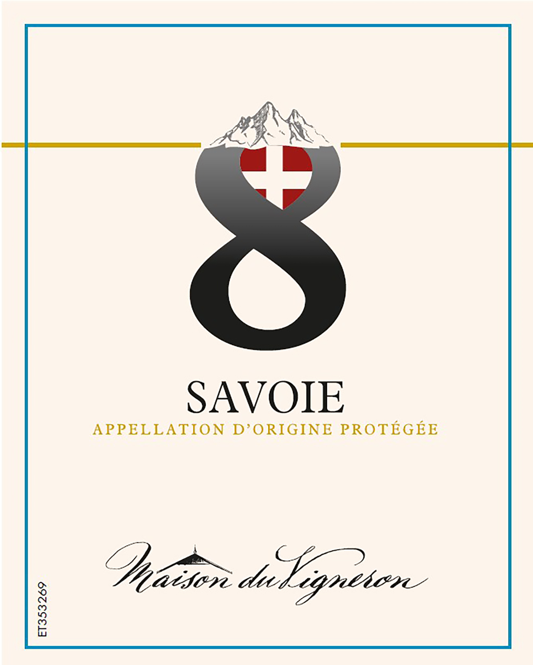 TABC label artwork for Maison du Vigneron Cuvee 8 Savoie Blanc