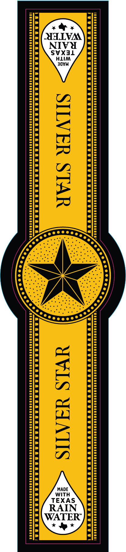 TABC label artwork for Silver Star Texas Honey