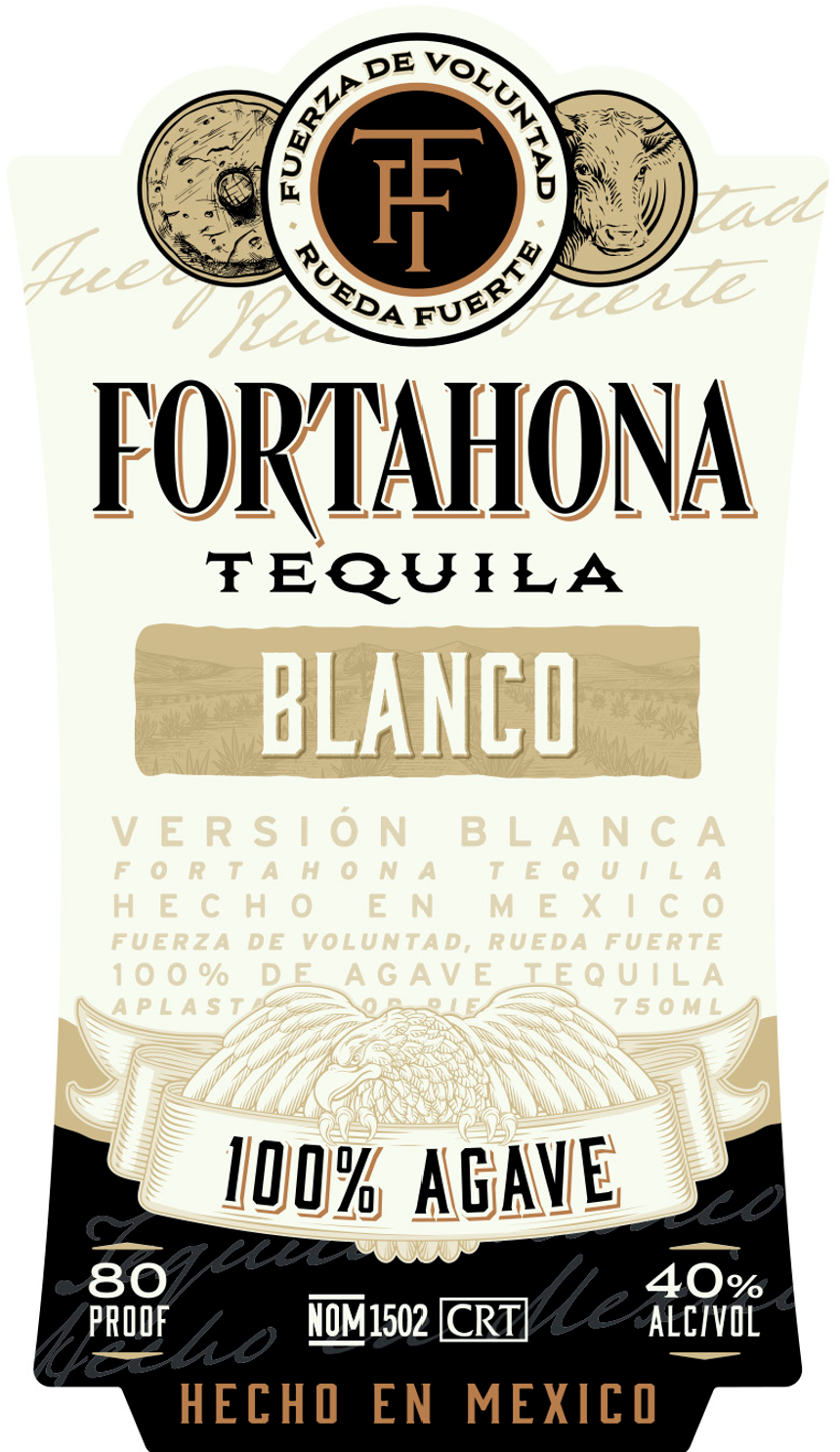 TABC label artwork for FORTAHONA TEQUILA BLANCO