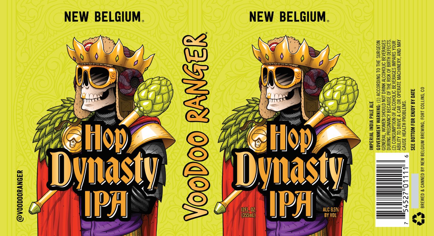 TABC label artwork for VOODOO RANGER HOP DYNASTY IPA