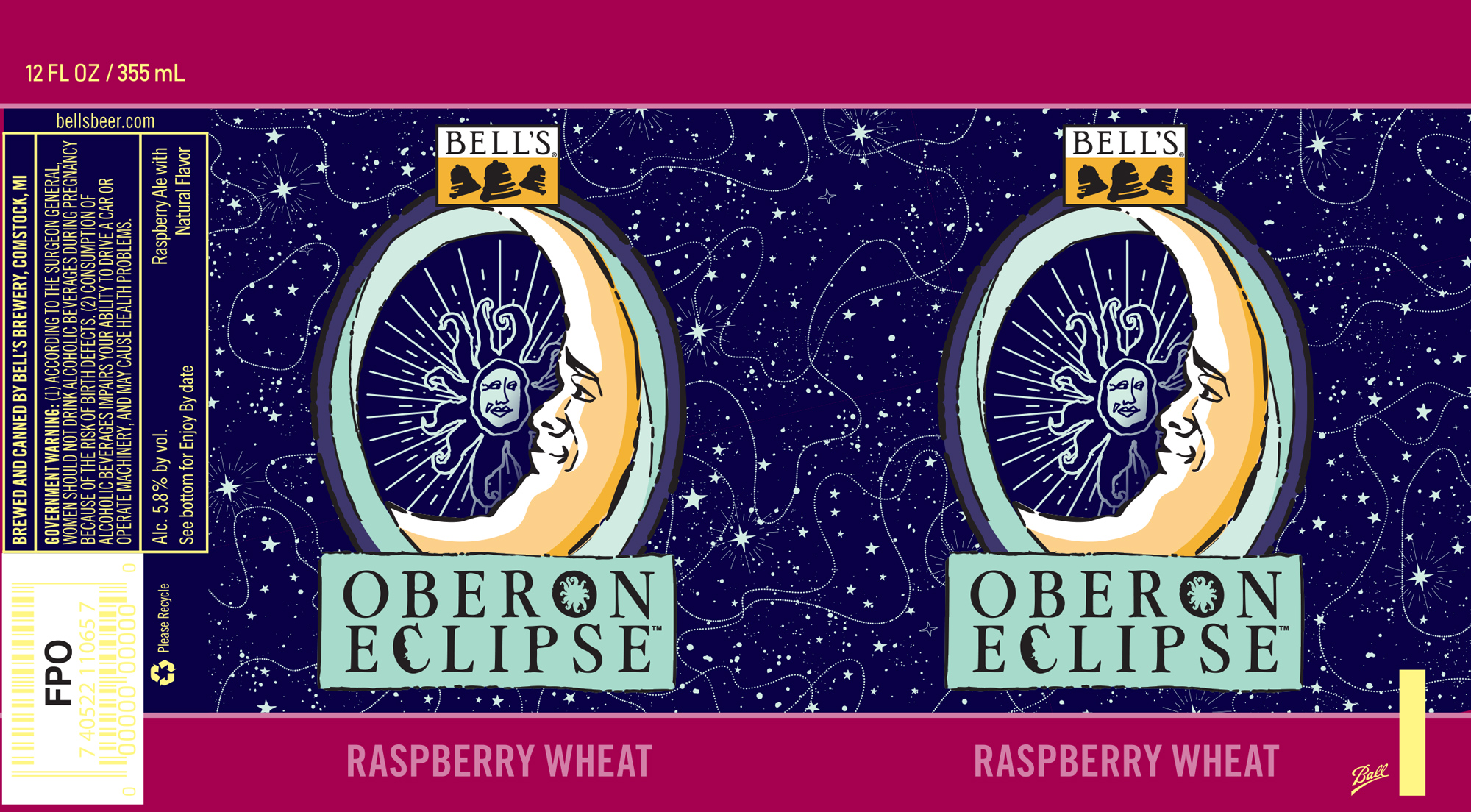 TABC label artwork for OBERON ECLIPSE RASPBERRY WHEAT (12OZ CAN)