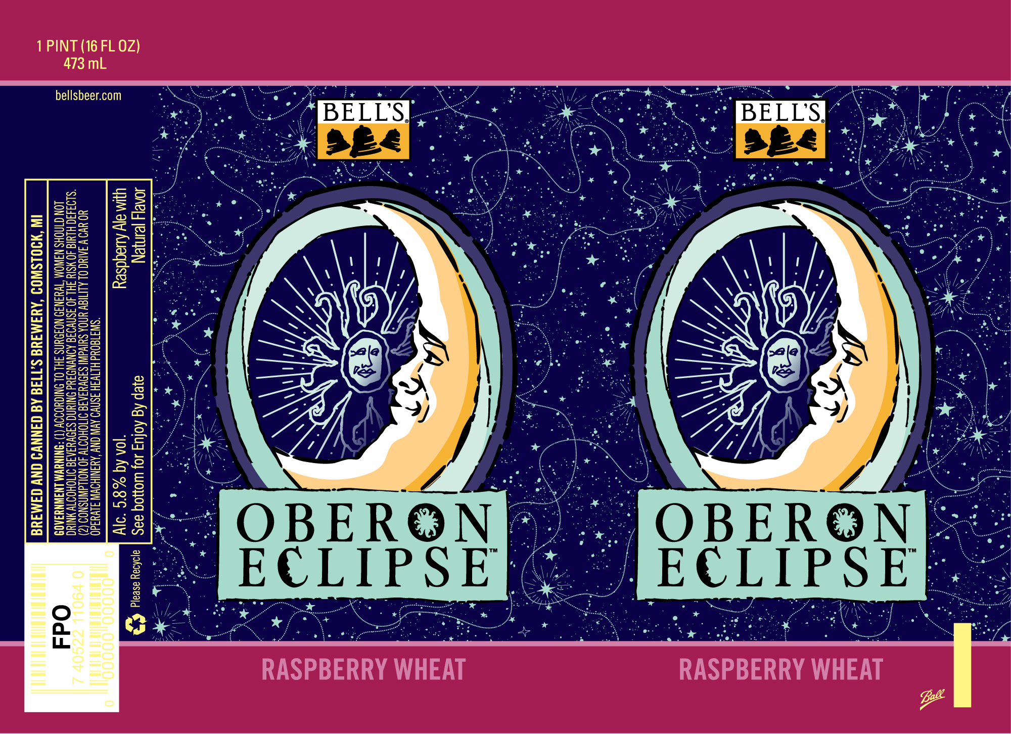 TABC label artwork for OBERON ECLIPSE RASPBERRY WHEAT (16OZ CAN)