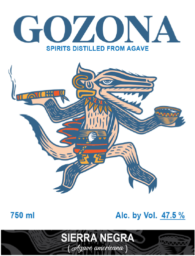 TABC label artwork for GOZONA SIERRA NEGRA