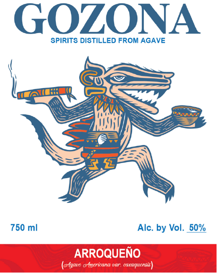 TABC label artwork for GOZONA ARROQUEÑO