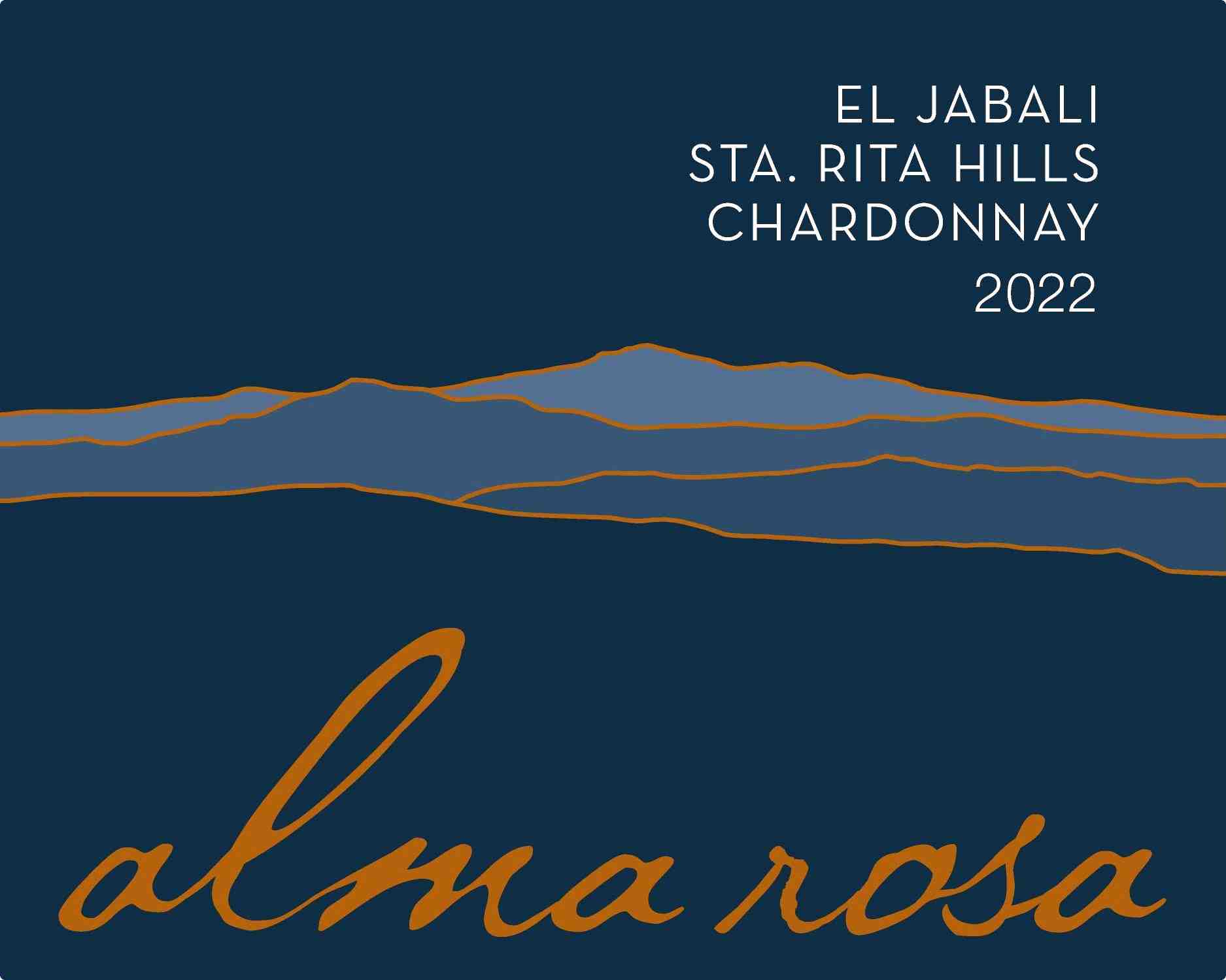 TABC label artwork for Alma Rosa Chardonnay El Jabali Sta. Rita Hills