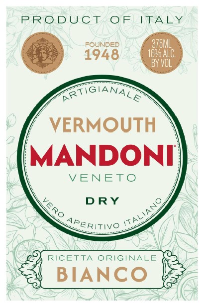 TABC label artwork for MANDONI BIANCO