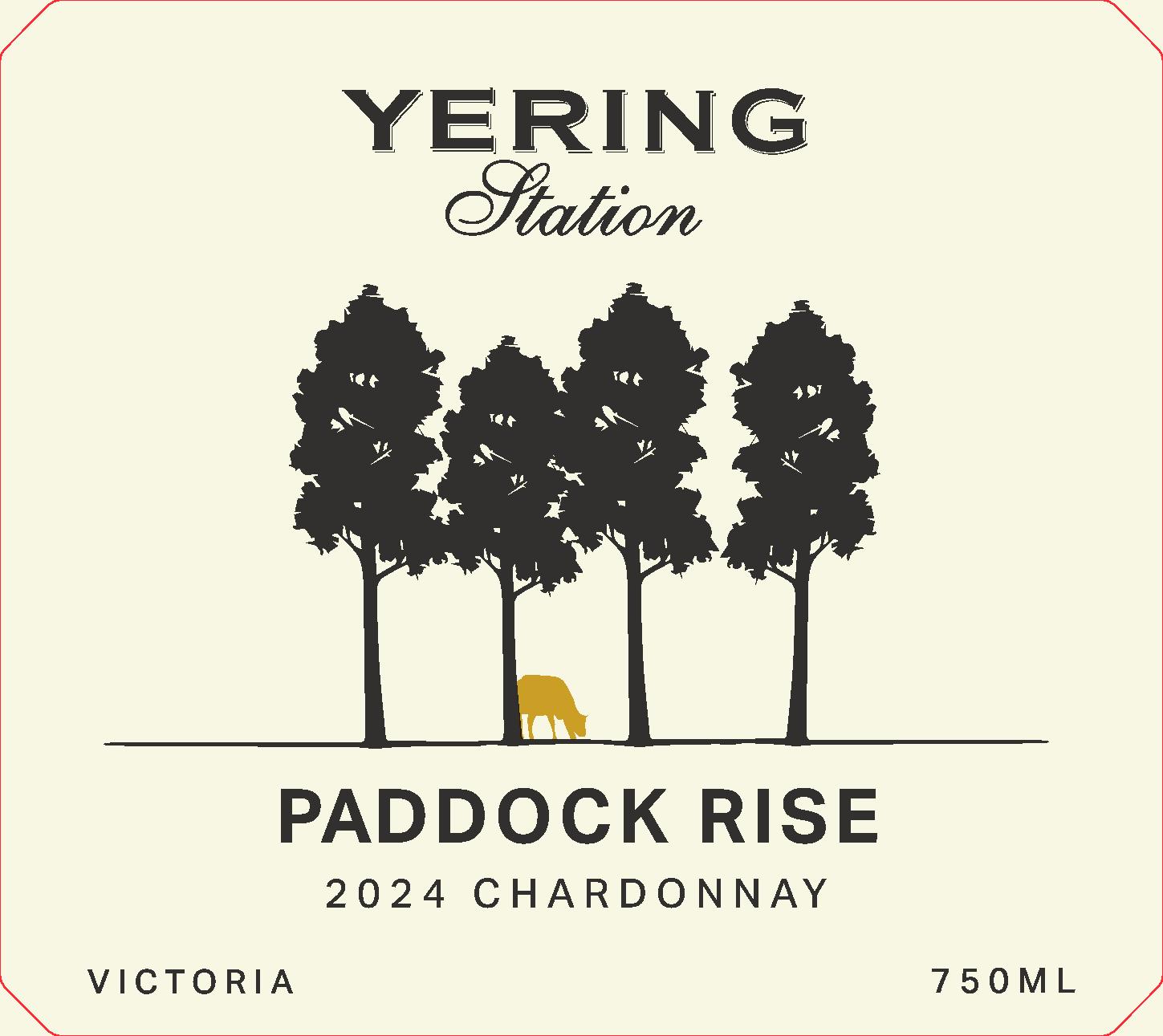 TABC label artwork for Yering Station Paddock Rise Chardonnay 2024