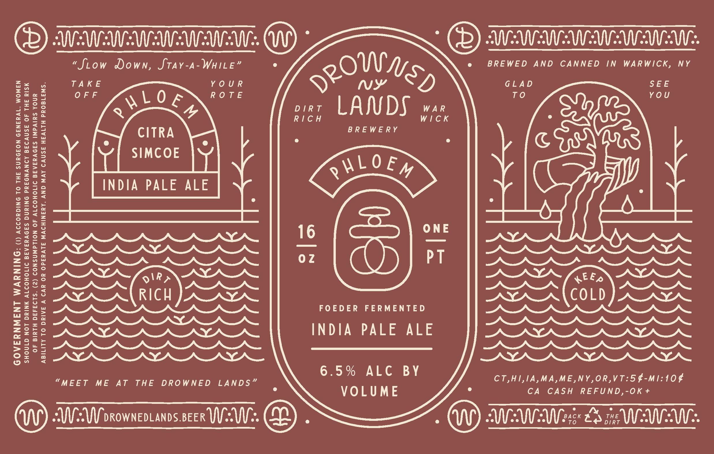 TABC label artwork for Phloem