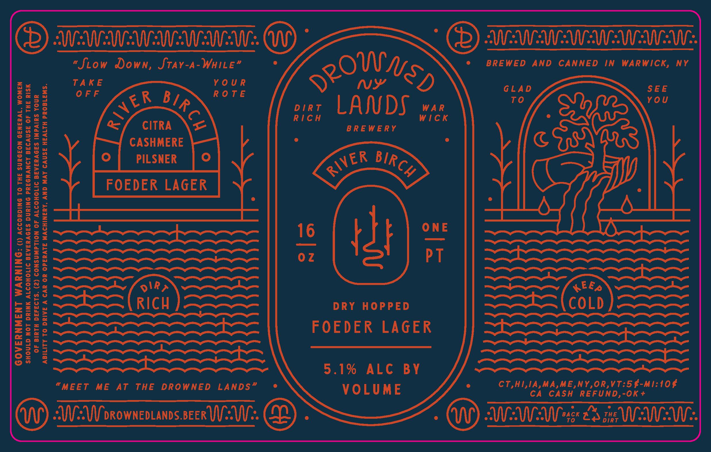 TABC label artwork for River Birch