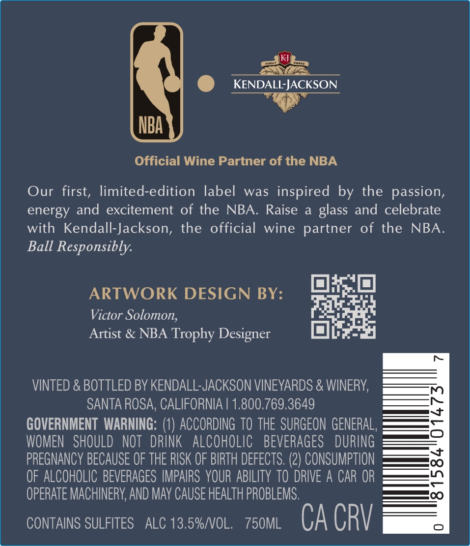 TABC label artwork for Kendall-Jackson NBA	Chardonnay - Monterey