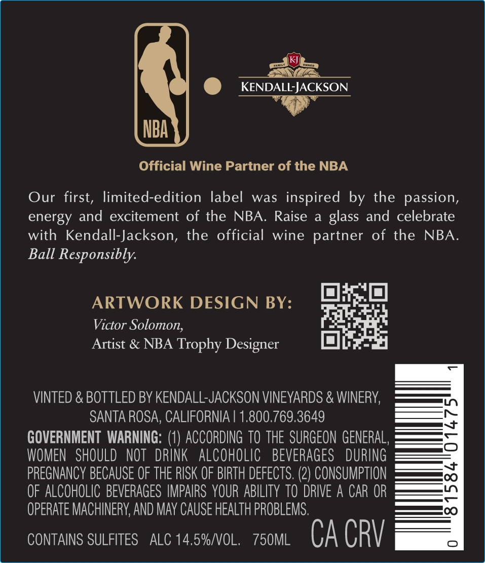 TABC label artwork for Kendall-Jackson NBA	Cabernet Sauvignon - Sonoma County