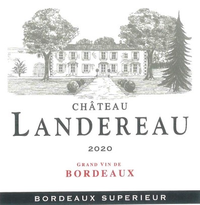 TABC label artwork for Château Landereau Grand Vin De Bordeaux