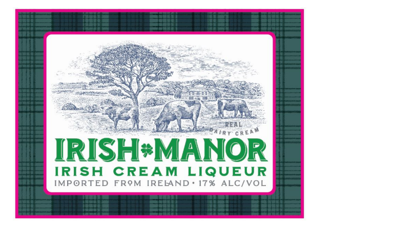 TABC label artwork for IRISH MANOR