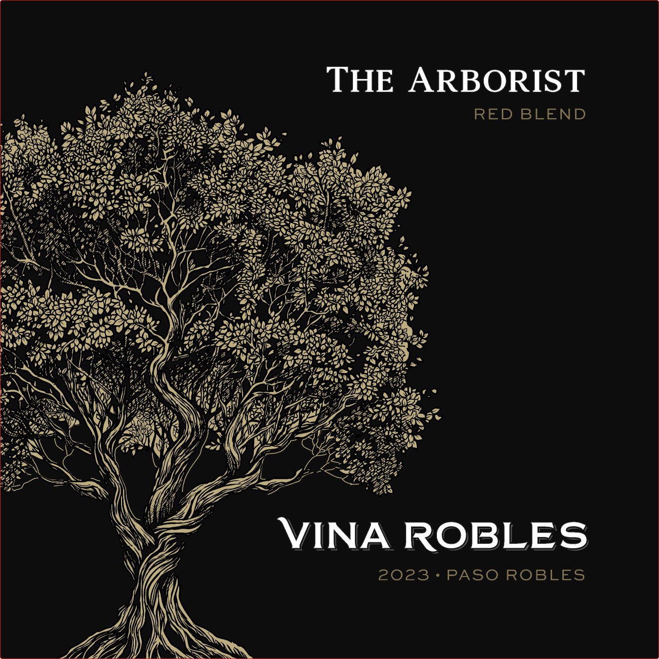 TABC label artwork for Vina Robles The Arborist Red Wine Blend