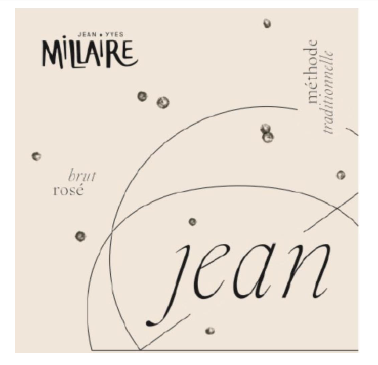 TABC label artwork for JEAN BRUT ROSE - JEAN YVES MILLAIRE