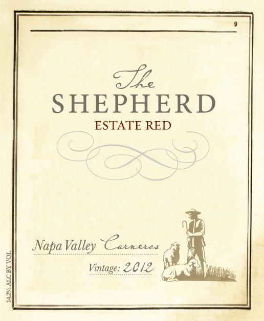 TABC label artwork for Shepherd Estate Red
