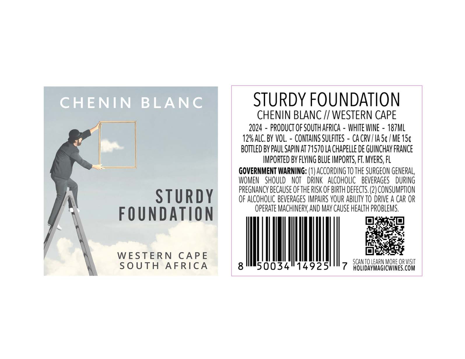 TABC label artwork for STURDY FOUNDATION Chenin Blanc South Africa
