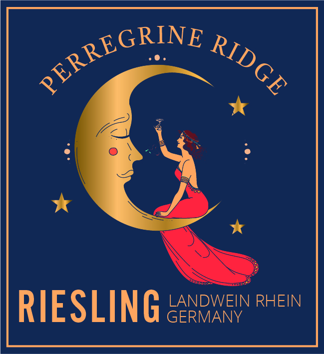 TABC label artwork for PERREGRINE RIDGE Reisling Germany