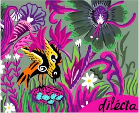 TABC label artwork for Dilecta Bishop Red Wine