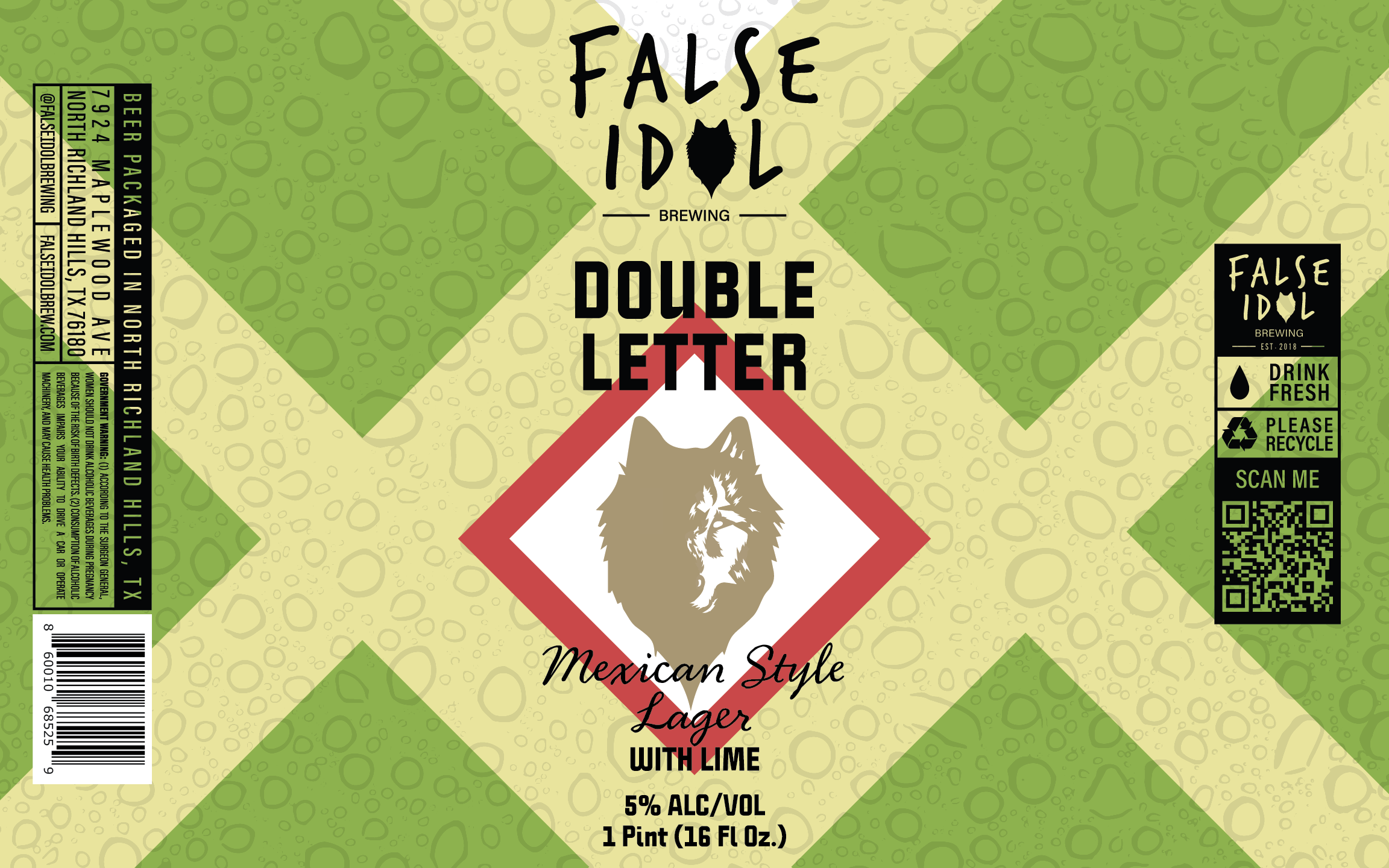 TABC label artwork for Double Letter