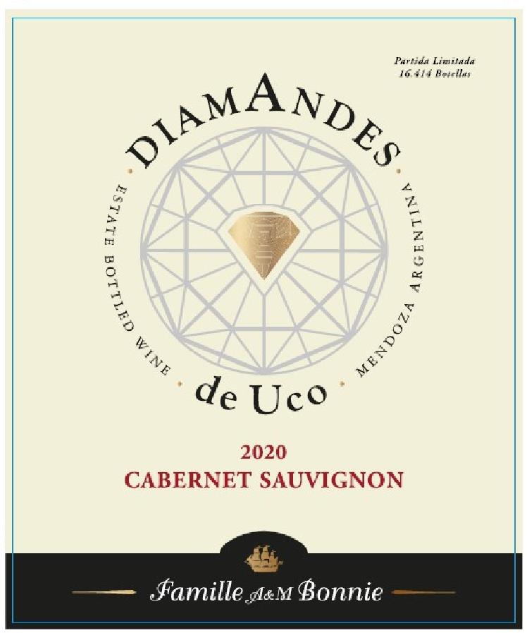 TABC label artwork for DIAMANDES CABERNET SAUVIGNON UCO VALLEY