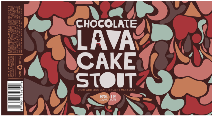 TABC label artwork for State of Brewing Chocolate Lava Cake Stout