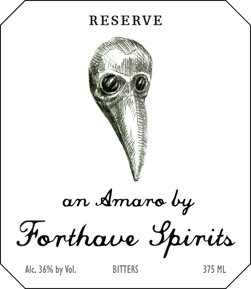 TABC label artwork for Amaro Reserve By Forthave Spirits