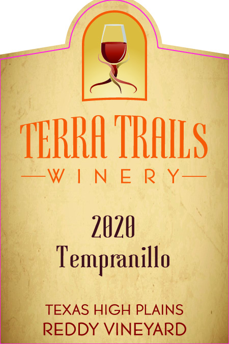 TABC label artwork for Terra Trails Reddy Tempranillo