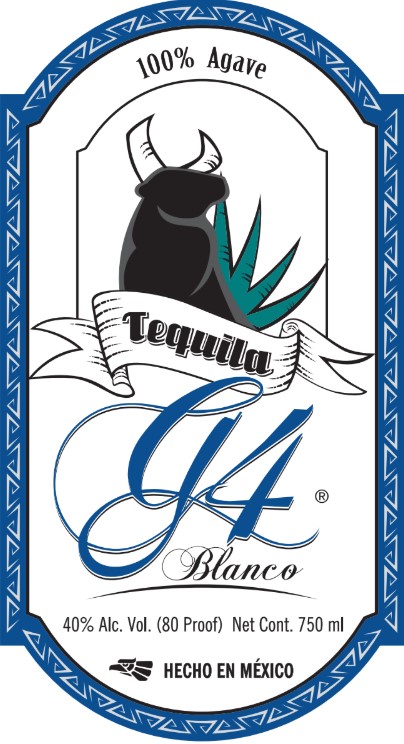 TABC label artwork for G4 Blanco (Classic)
