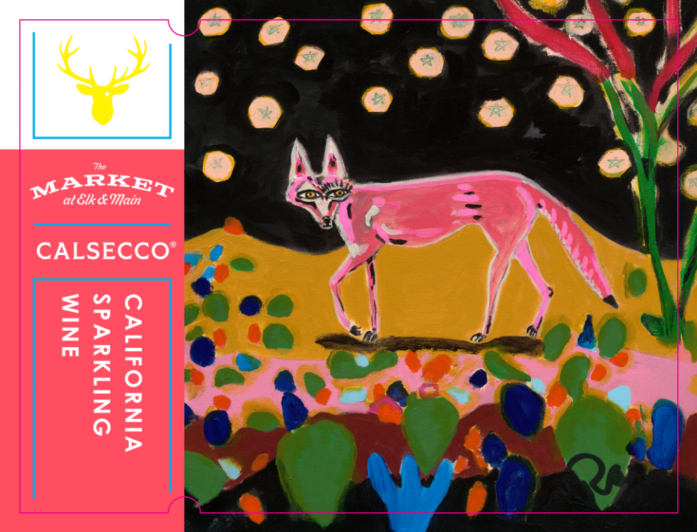 TABC label artwork for The Market at Elk & Main