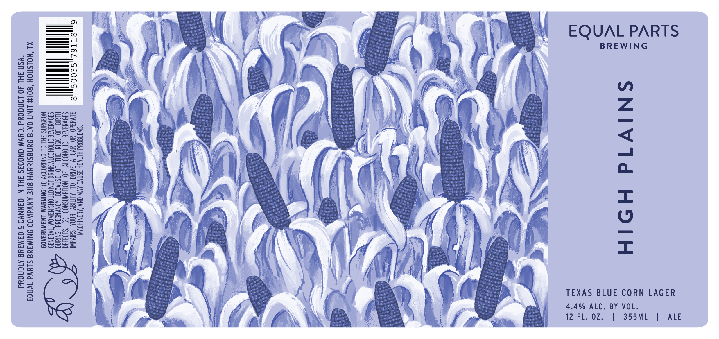TABC label artwork for High Plains