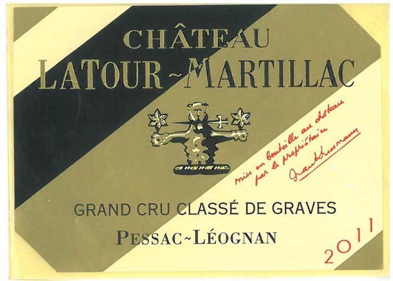 TABC label artwork for CHATEAU LATOUR MARTILLAC PESSAC-LEOGNAN