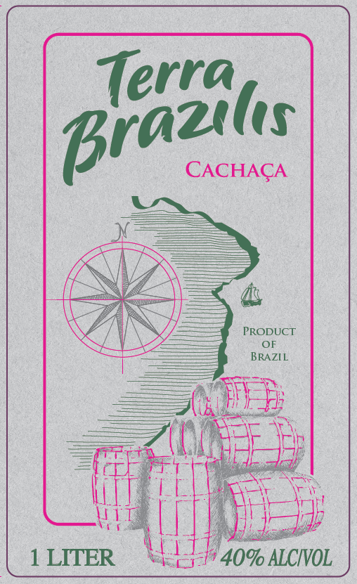 TABC label artwork for TERRA BRAZILIS CACHAÇA
