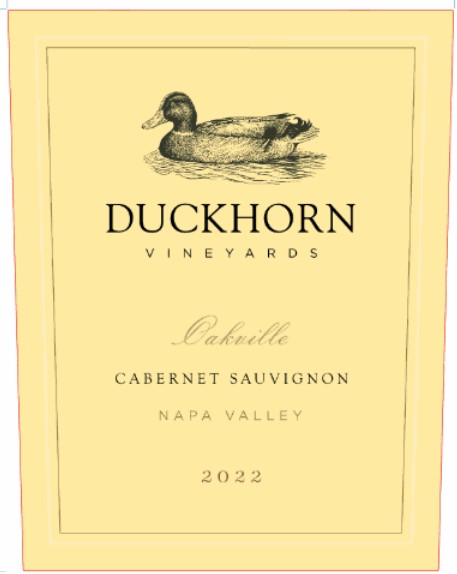 TABC label artwork for Duckhorn Vineyards Cabernet Sauvignon