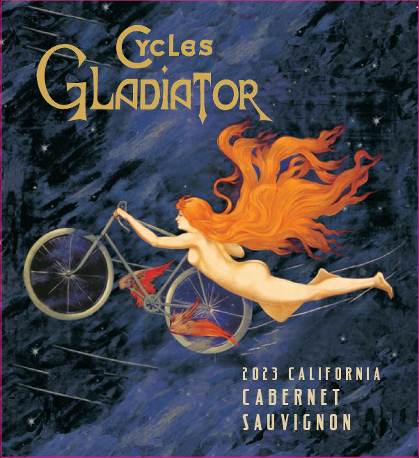 TABC label artwork for Cycles Gladiator Cabernet Sauvignon Paso Robles