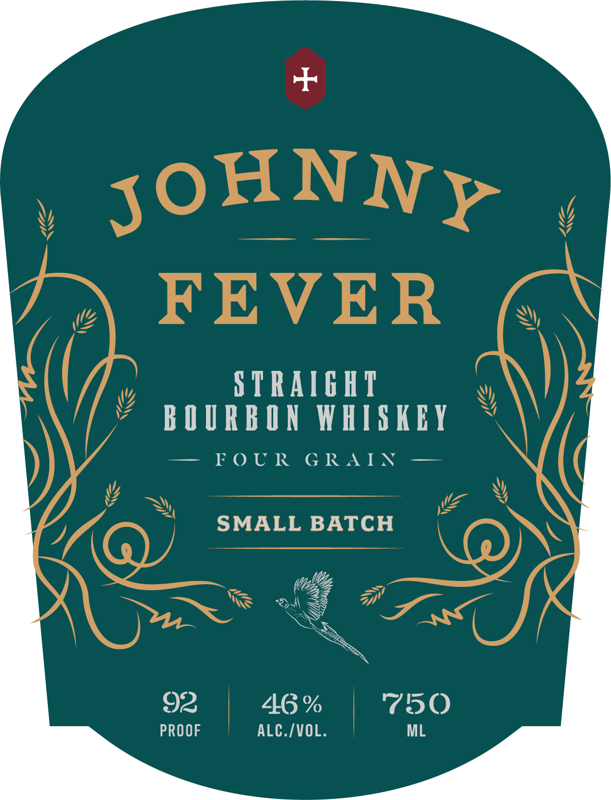 TABC label artwork for Johnny Fever Small Batch Bourbon