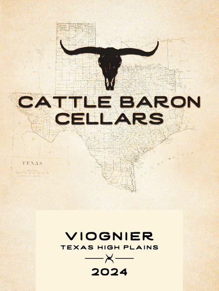 TABC label artwork for Cattle Baron Cellars Viognier