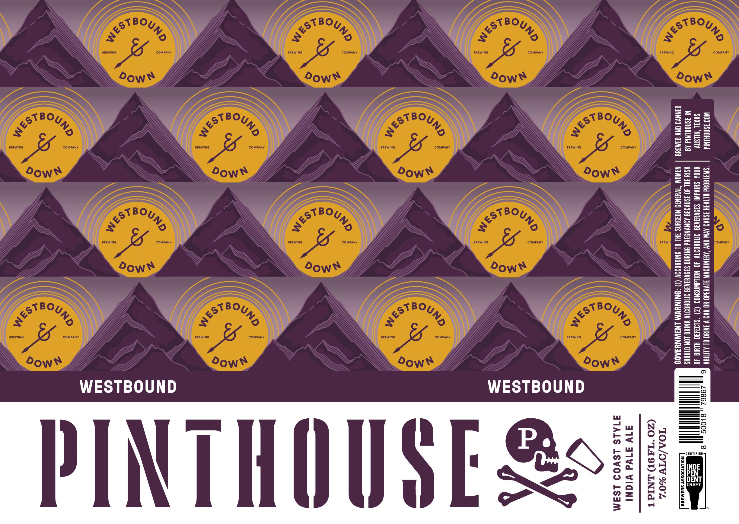 TABC label artwork for Westbound