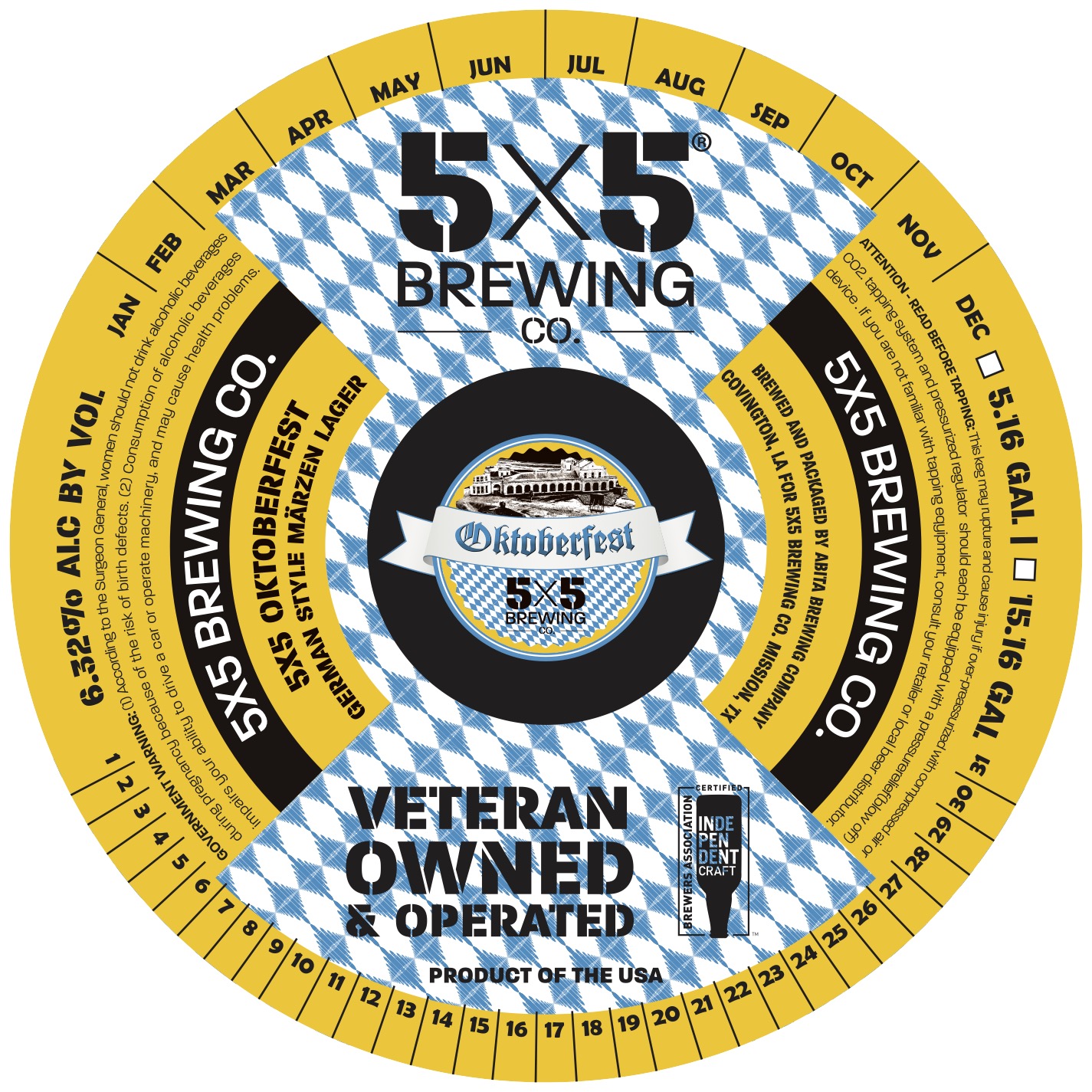 TABC label artwork for Oktoberfest