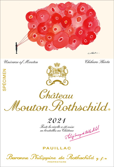 TABC label artwork for Chateau Mouton Rothschild