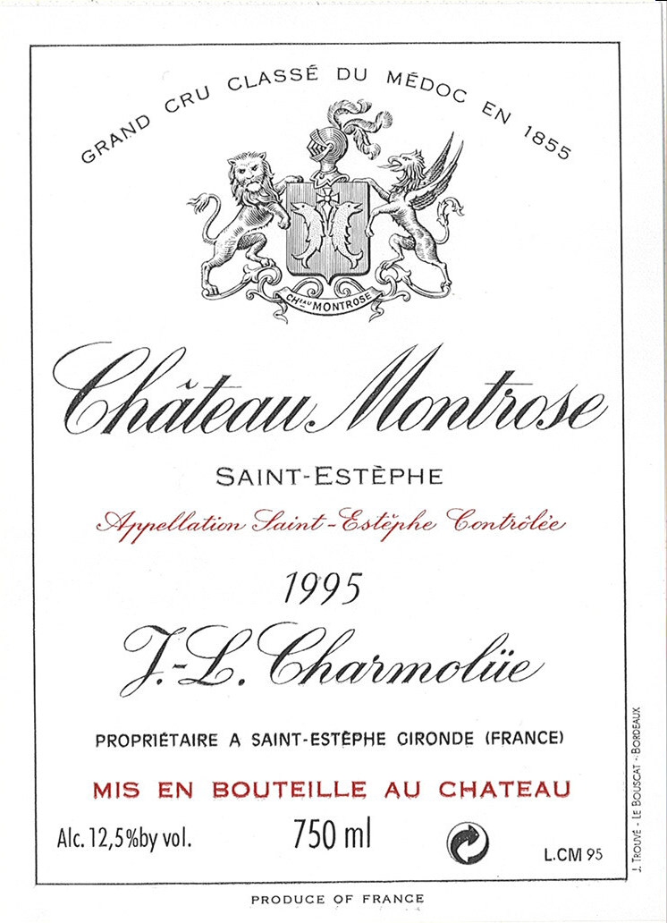 TABC label artwork for Chateau Montrose